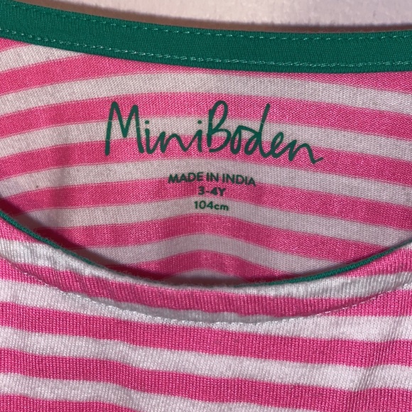 ✨✨HP Mini Boden floral and striped summer dress sleeveless with pockets - Picture 5 of 6